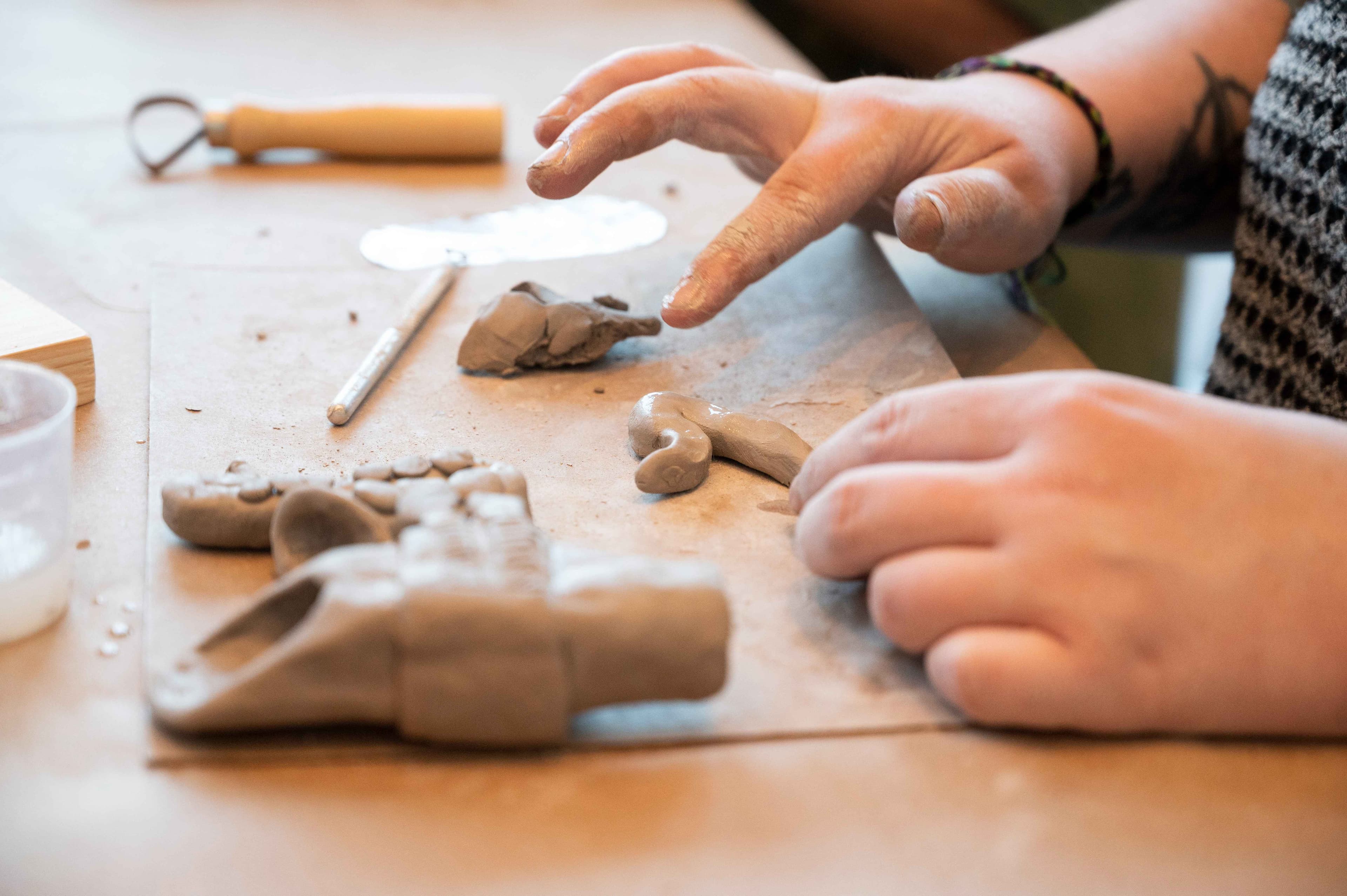 Python Clay Pictruses Clay sclupture